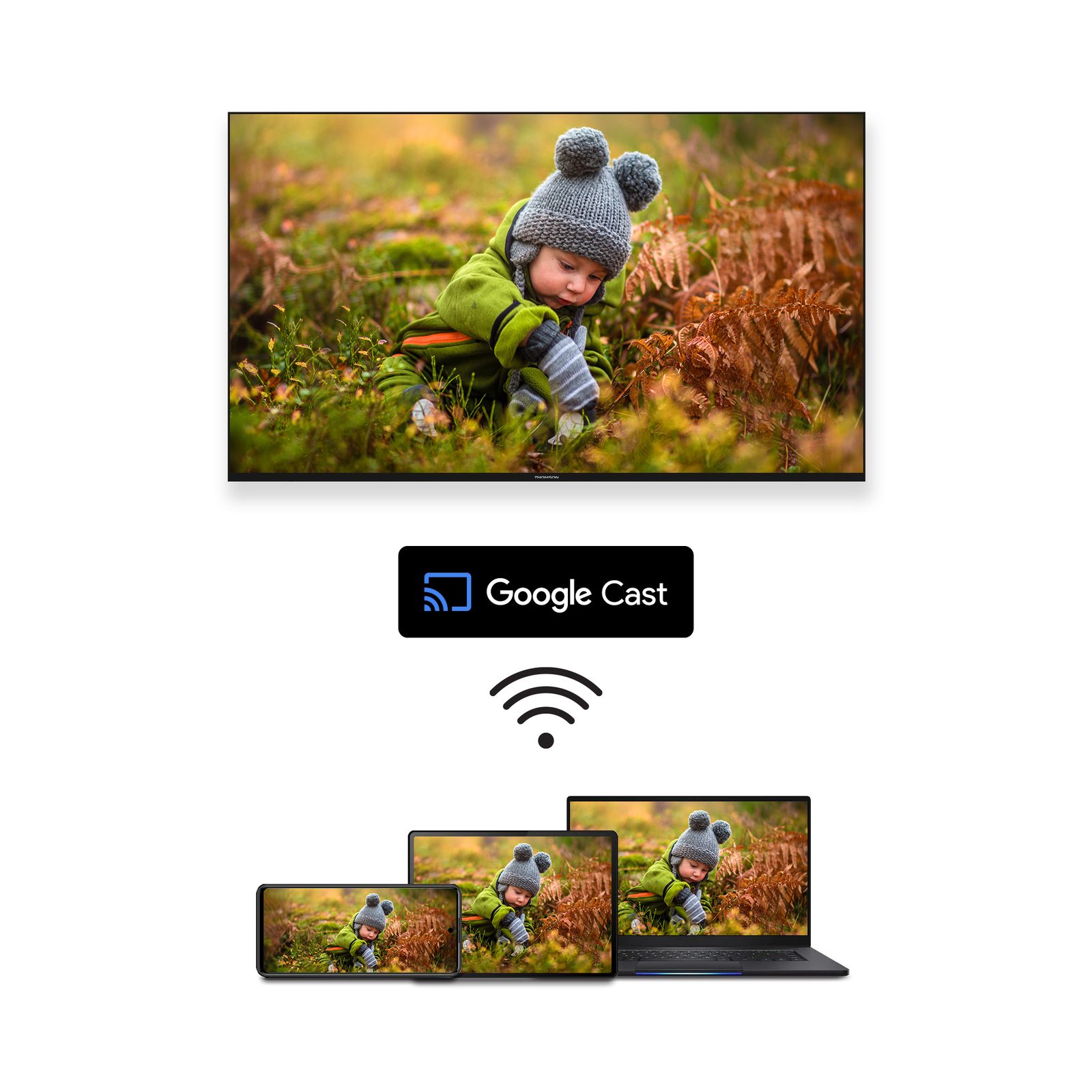 TV QLED PRO THOMSON 55QG7C14 GOOGLE TV