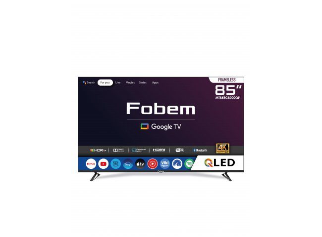 TV QLED Fobem MT85EG8000QF