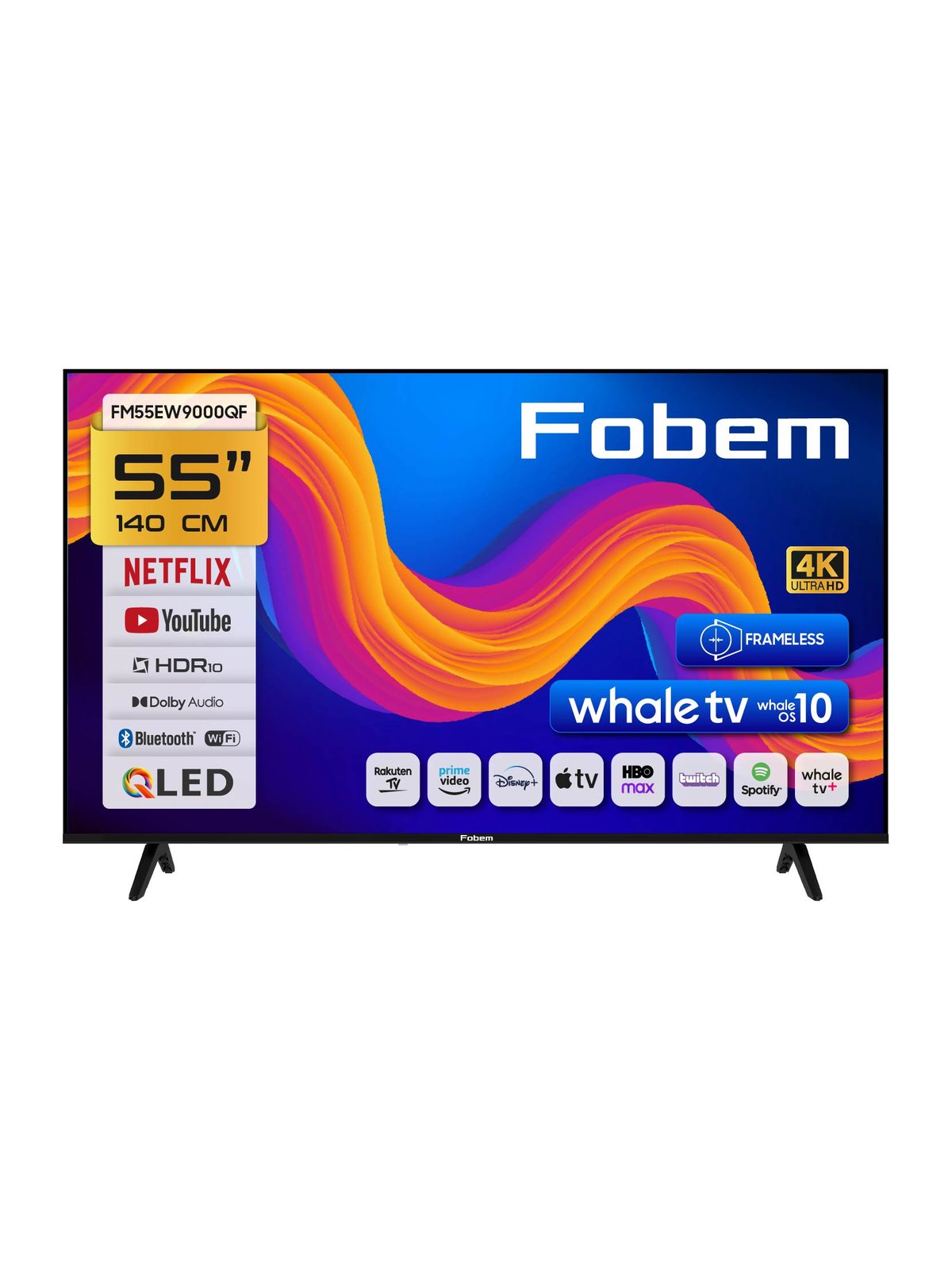 TV QLED Fobem FM55EW9000QF