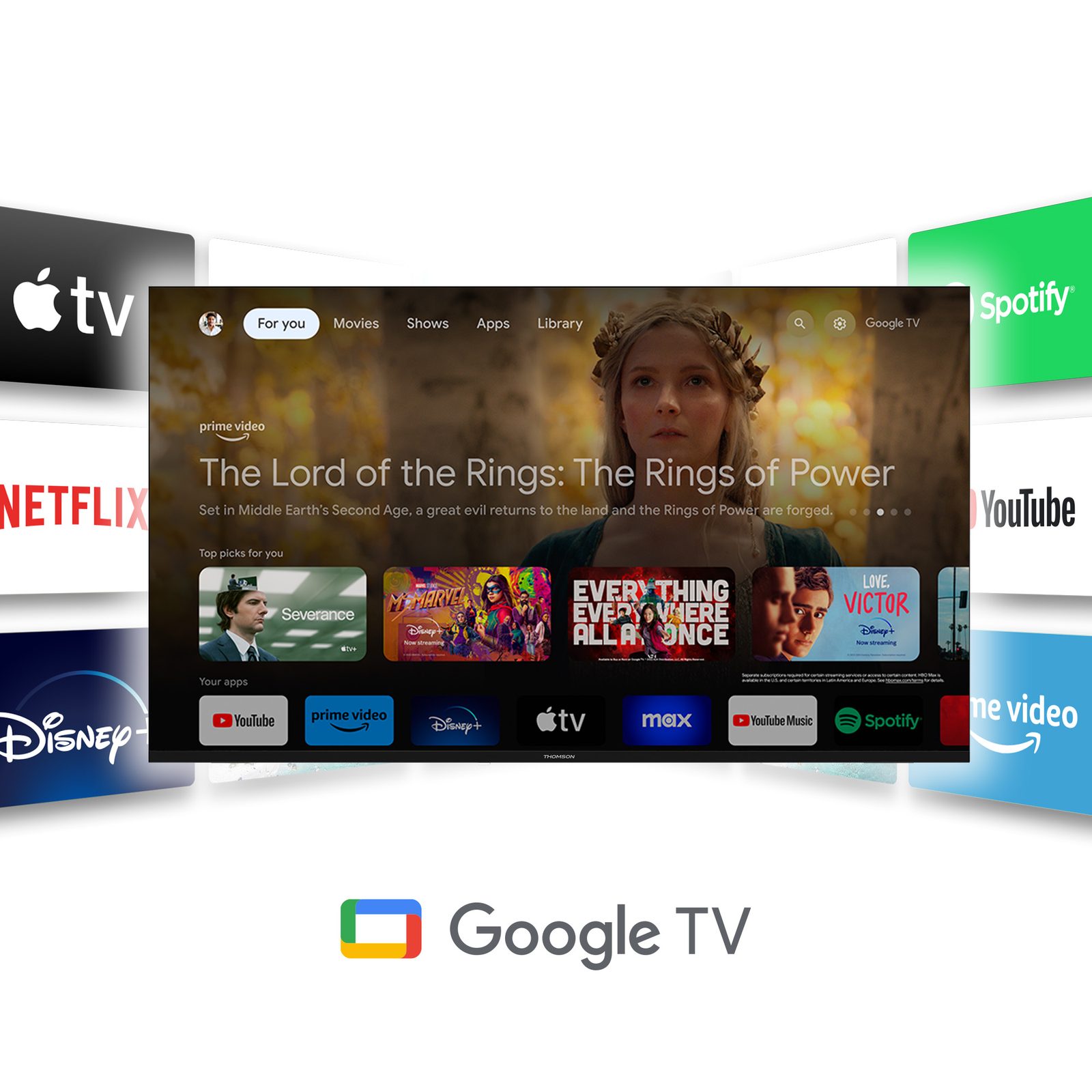 TV LED THOMSON 65UG4S14 GOOGLE TV